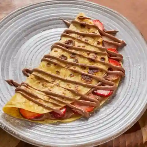 Crepe fresas con nutella