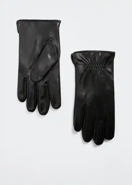 Guantes Elastic Negro Talla L Hombre Mango