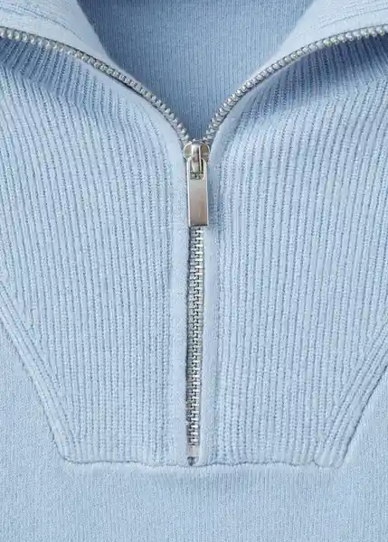 Saco Jersey Latonis Celeste Talla XS Mujer Mango