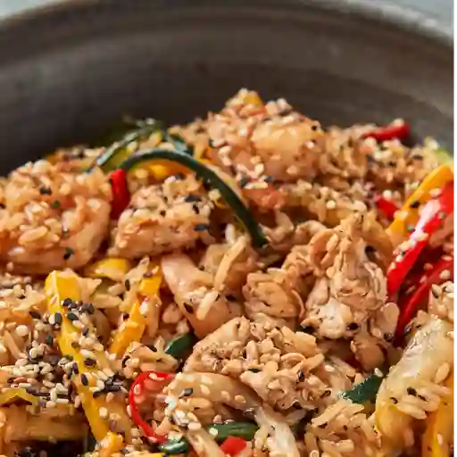 Arroz cantones mixto