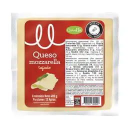 Queso Mozzarella Tajado Carulla