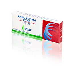 Ecar Paroxetina Tabletas (20 mg) 