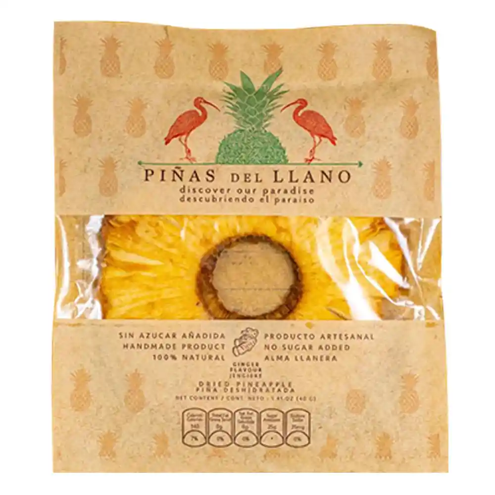 Piña Deshidratada Piñas Del Llano Jengibre