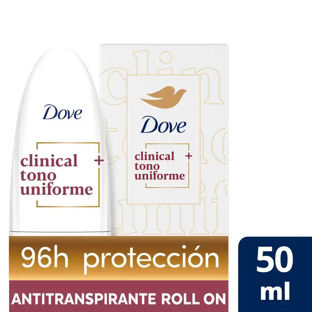 Desodorante Dove Rol On Clinical Tono Uniforme (50 Ml)