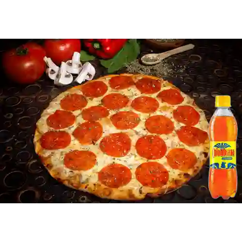 Combo pizzeta babbara + pepsi 350 ml