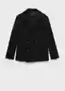 Abrigo Tinof Negro Talla L Hombre Mango
