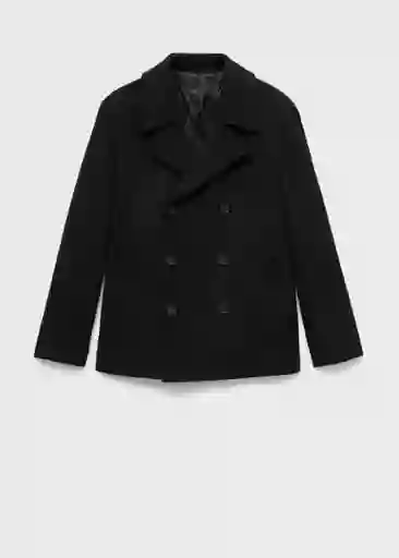 Abrigo Tinof Negro Talla L Hombre Mango
