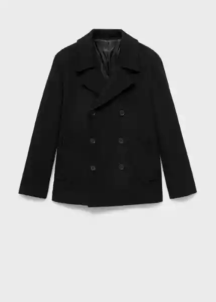 Abrigo Tinof Negro Talla L Hombre Mango