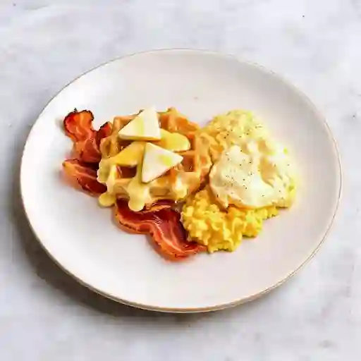 Waffle de Pan de Yuca