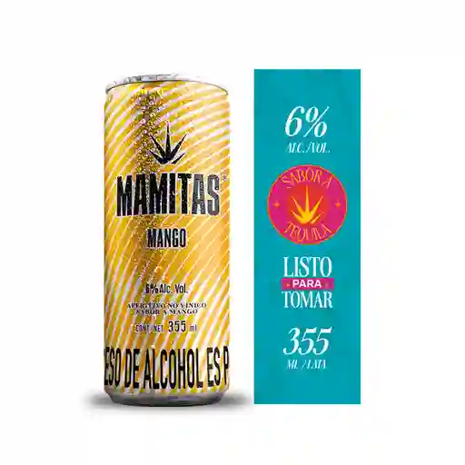 Mamitas Aperitivo Coctel Sabor Mango