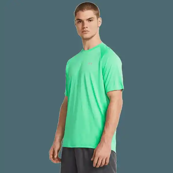 Under Armour Camiseta Tech Reflective Verde LG 1377054-299