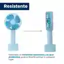 Ventilador Mini de Mano Con Base 1200 Mah Azul Miniso