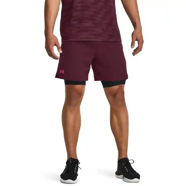 Under Armour Short Vanish Oven 6in Hombre Rojo LG 1373718-600