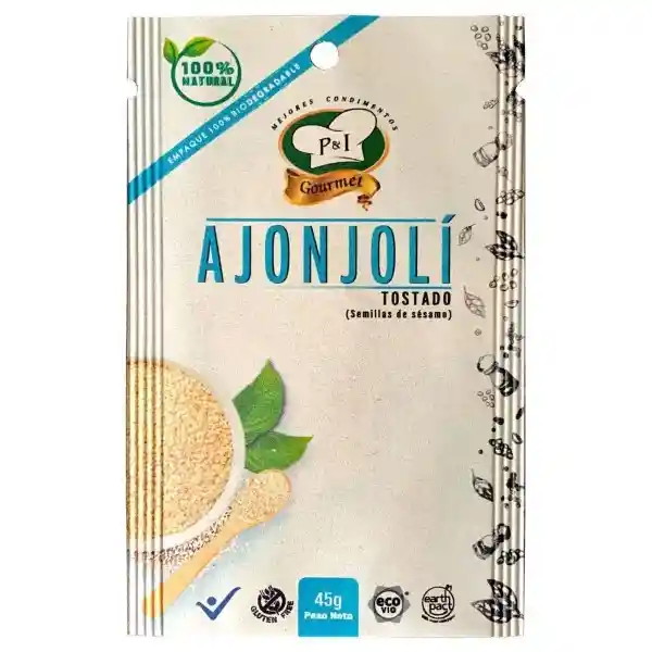 P & I Gourmet Semilla de Ajonjoli Tostado