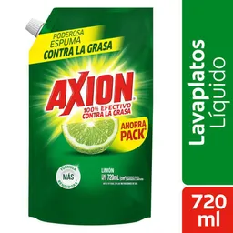 Lavaplatos Liquido Axion Limon 720ml
