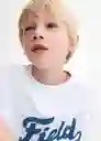 Camiseta Park1 Blanco Talla 10 Niños Mango