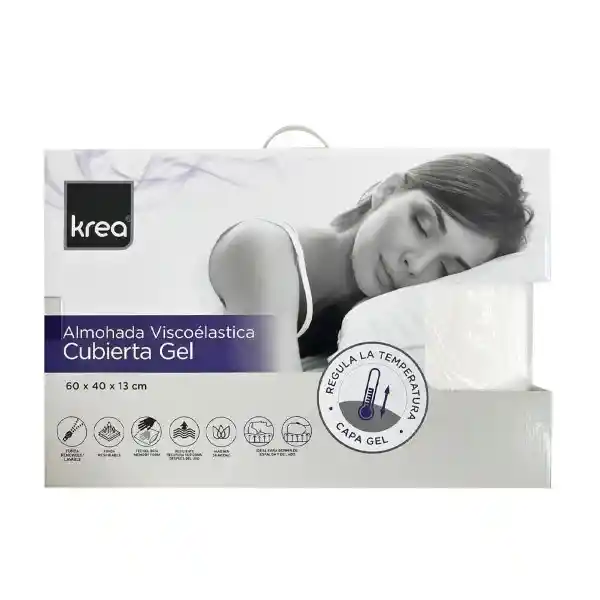 krea Almohada Viscoelástica Gel