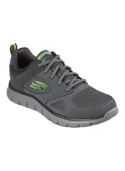 Skechers Tenis Track Para Hombre Color Gris Talla 12