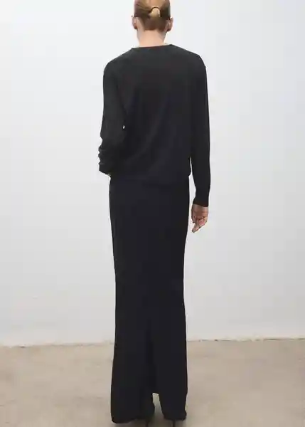 Saco Jersey Milo Antracita Talla S Mujer Mango