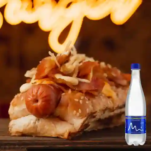 Combo Mr Tocineta + Manantial Sin Gas 600ML