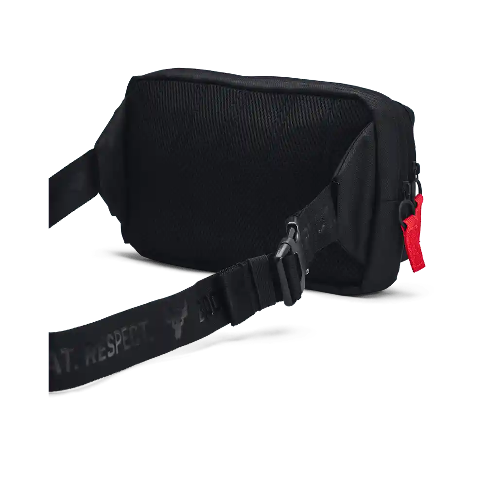 Under Armour Bolso Project Rock Waist Bag Hombre Negro Osfm