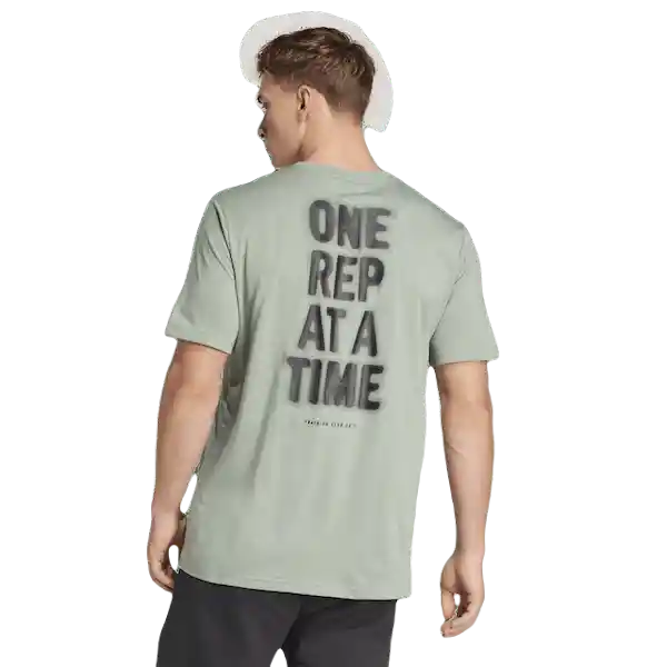 Adidas Camiseta Manga Corta Str g T de Hombre Verde Talla L