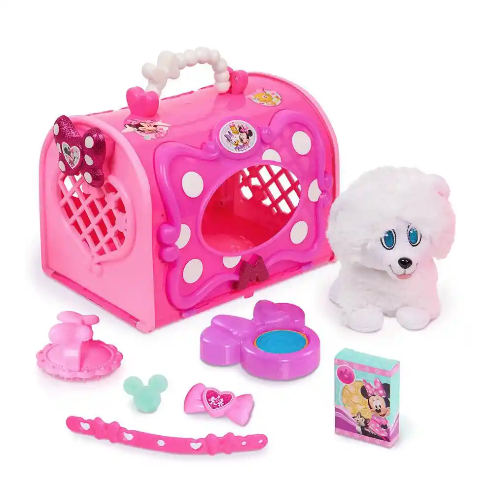 Minnie Peluche Mascota Happy Helpers Con Cargador