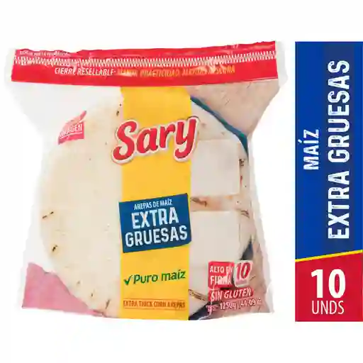 Sary Arepas de Maíz Extra Gruesas