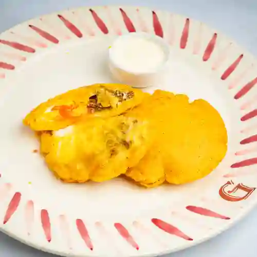 Arepa de Huevo con Carne