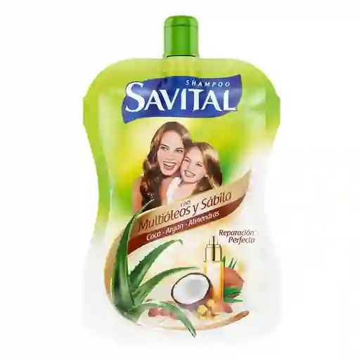 Savital Shampoo Mult y Sabila Sachet