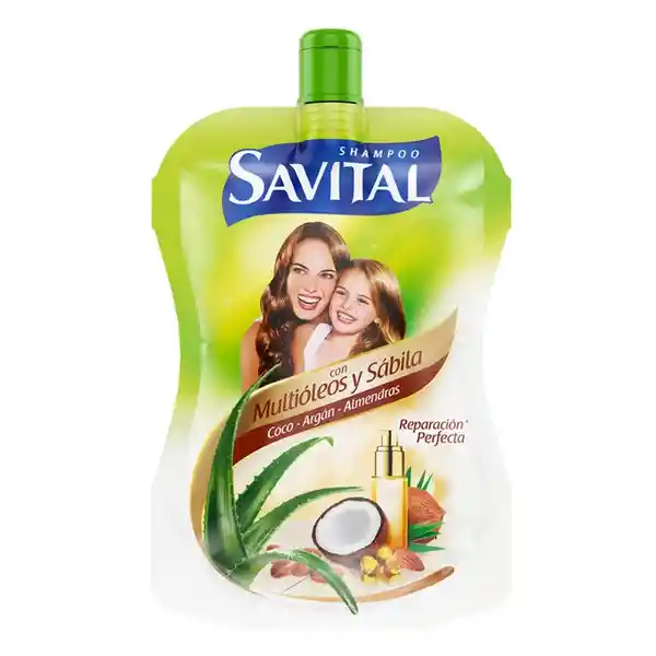 Savital Shampoo Mult y Sabila Sachet