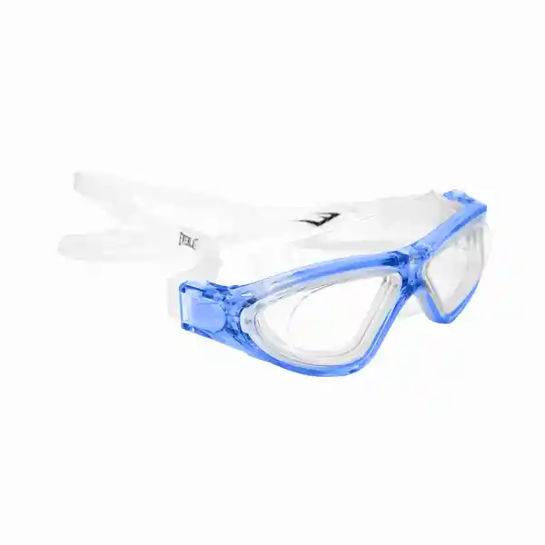 Lente de Natacion Aguas Abiertas Blanco-Celeste Everlast