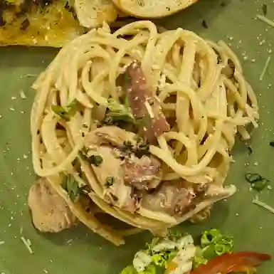 Spaguettis Carbonara