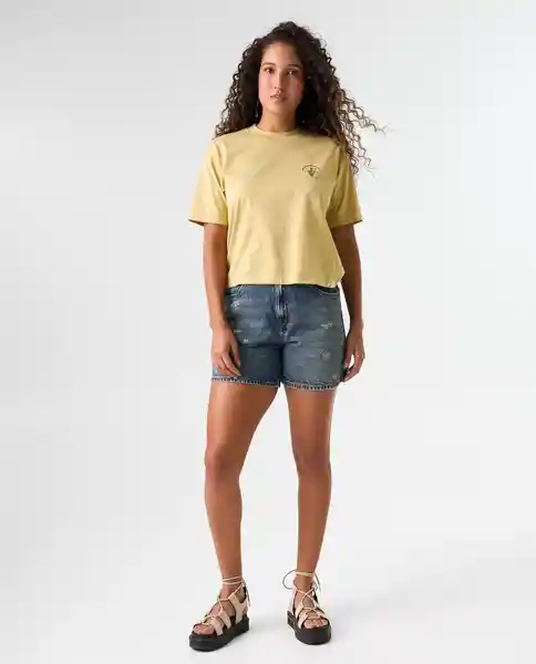 Camiseta Mujer Verde Talla S 602G003_VER140721 Americanino