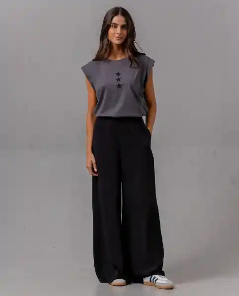 Camiseta Mujer Gris Eiffel Oscuro Talla M 64572 Rifle