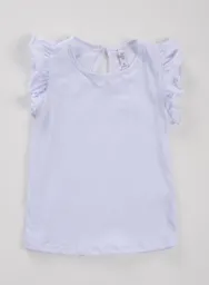 Blusa Manga Corta 6/9 Meses Blanco Ref: 69008 People