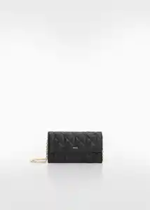 Monedero G Quark Negro Talla 99 Mujer Mango