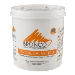 Bronco Elástico Impermeabilizante Blanco 1/4 De Galon