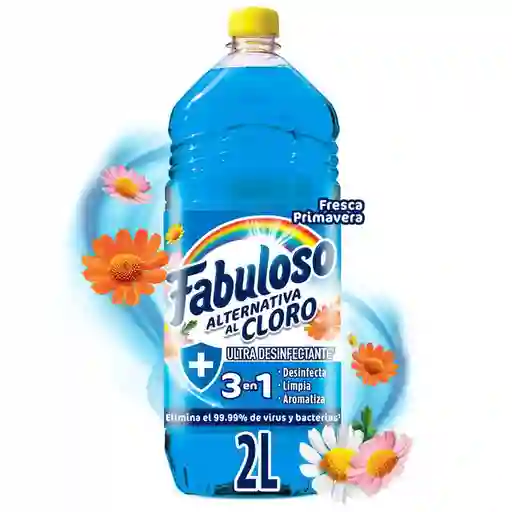 Fabuloso Limpiador Líquido Fresca Primavera 2 L