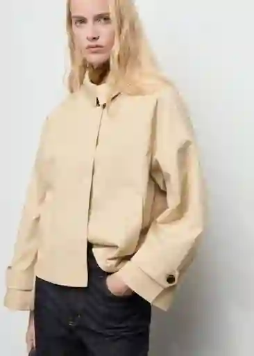 Chaqueta Newlipa Crudo Talla M Mujer Mango