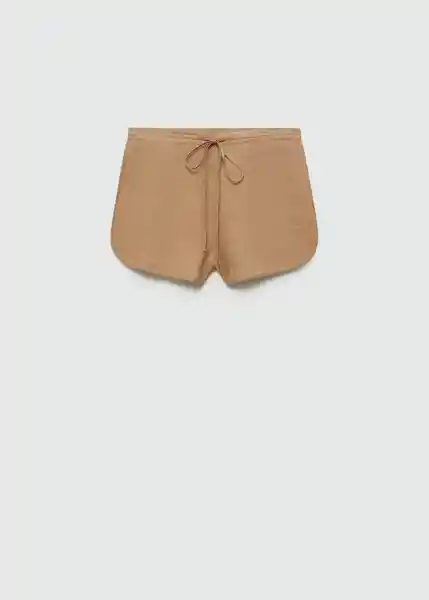 Short Widy Tabaco Talla XS Mujer Mango