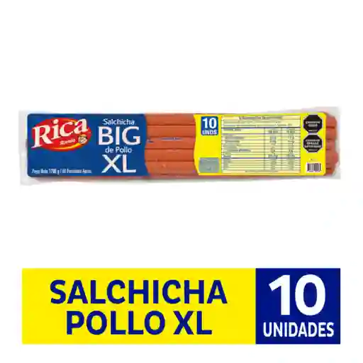 Rica Rondo Salchicha Big de Pollo XL