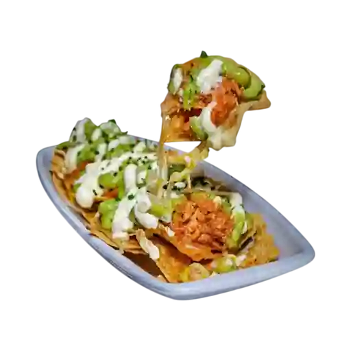 Nachos Pollo BBQ