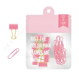 Set Clips de la Serie Rosa Miniso