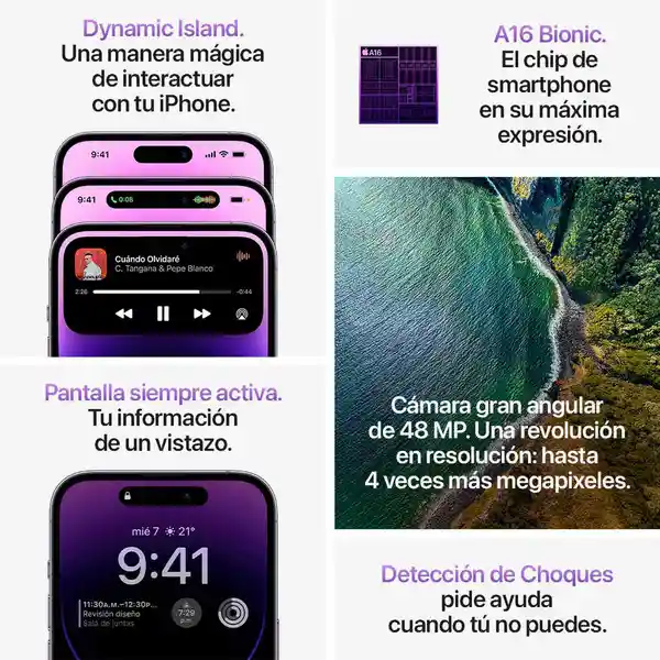 iPhone 14 Pro 256 gb Morado