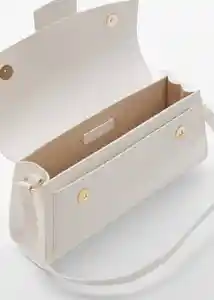 Bolso M Agnes Blanco Mujer Mango
