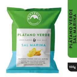 Monte Rojo Platanos Verdes Sal Marina 100gr