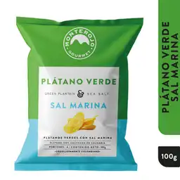 Monte Rojo Platanos Verdes Sal Marina 100gr