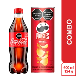 Combo Coca-Cola Original + Pringles Original 