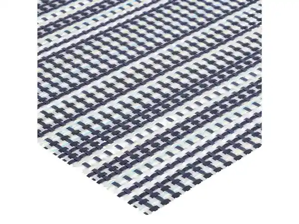 Individual Plástico-Metal Lineas Gris Casaideas